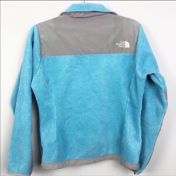 THE NORTH FACE | Blue/Gray Denali Jacket Sz Small - Picture 5 of 7